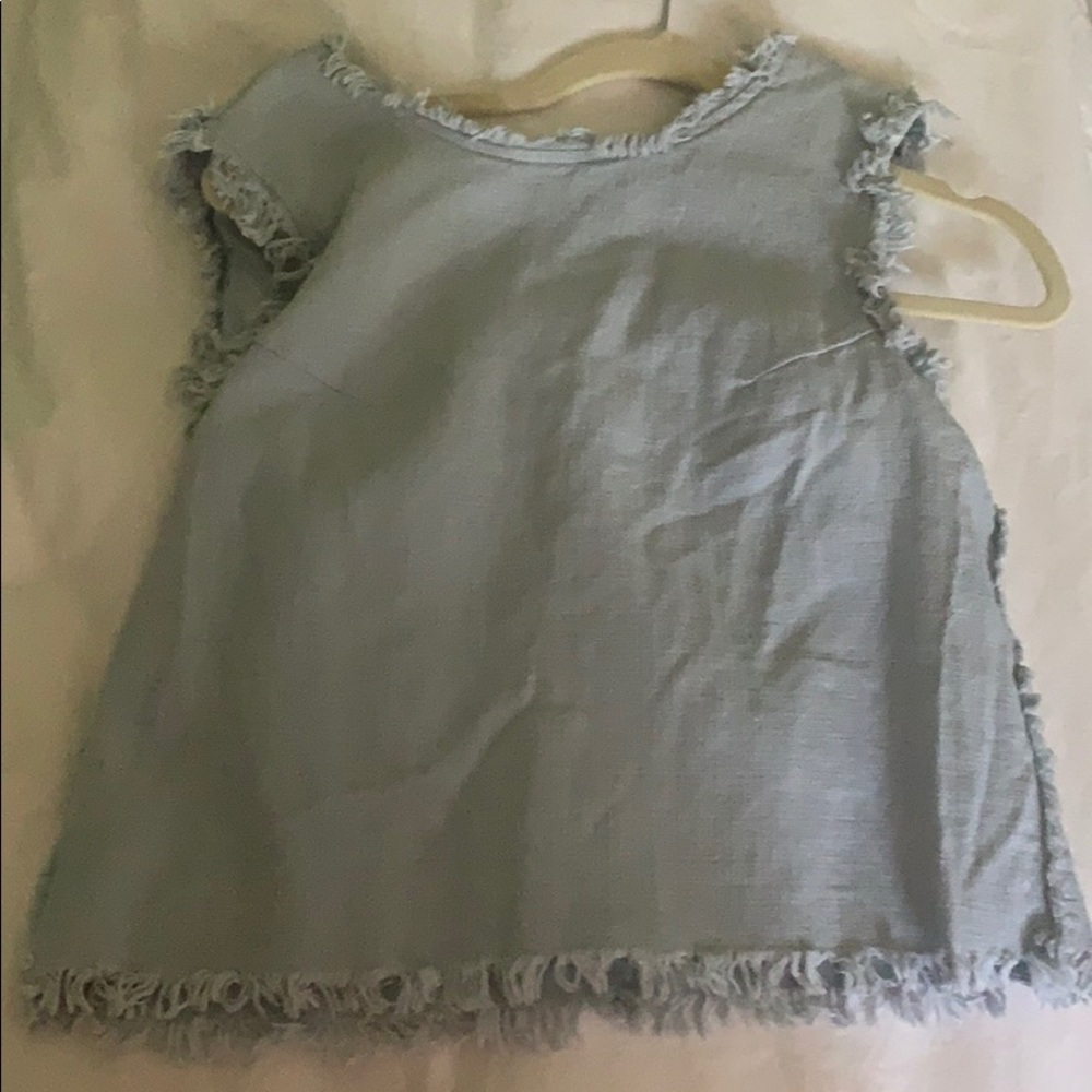 Moon River frayed top